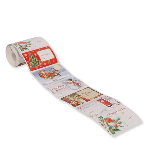 Self Adhesive Gift Labels Xmas 150