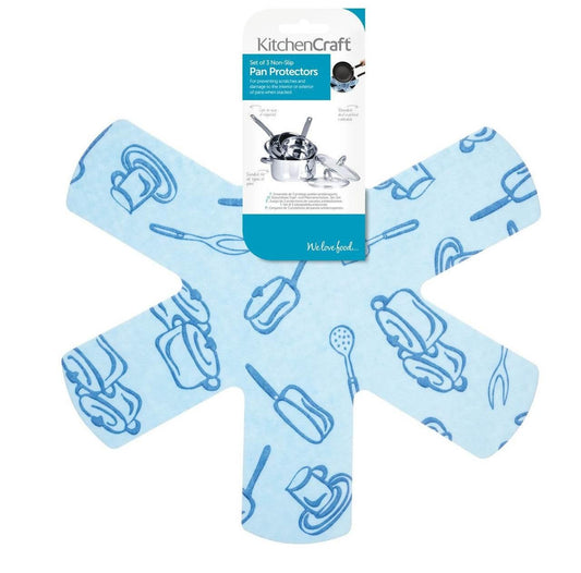 Kitchencraft Set of 3 Pan Protectors - Cloud Nine Stores