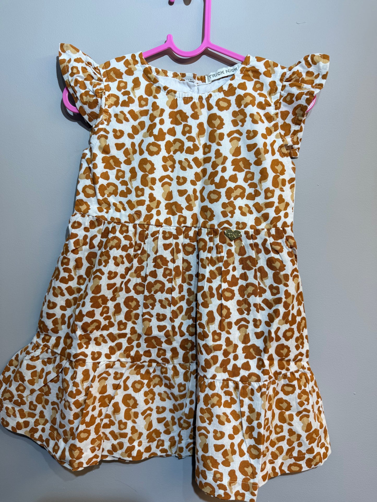 Children's Leopard Print Dress Cloud Nine Stores