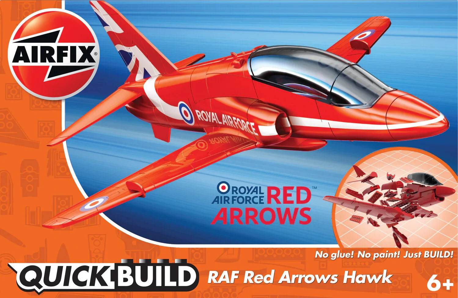 Airfix J6018 QUICKBUILD Red Arrows Hawk - Cloud Nine Stores