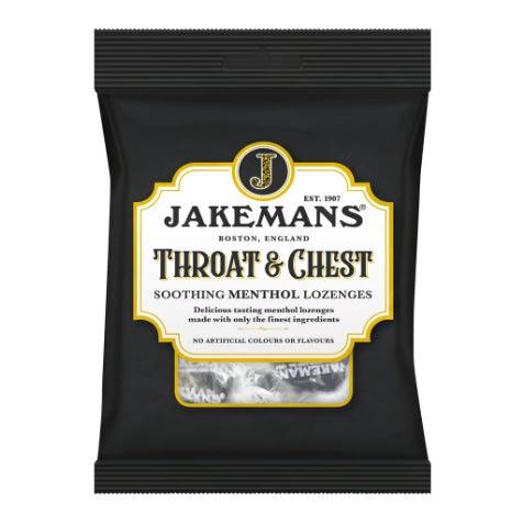 JAKEMANS 73G MENTHOL LOZENGES THROAT & CHEST