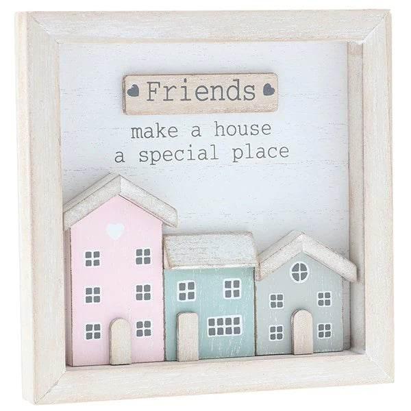 Love Lane Hanging Wall Plaque Friends - Cloud Nine Stores