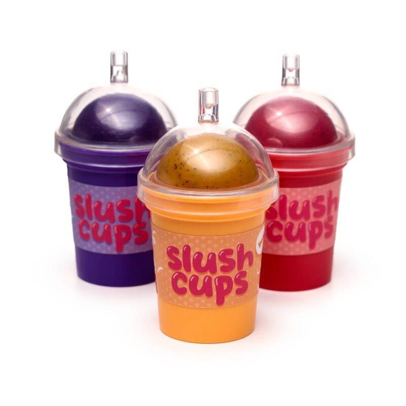 Exfoliating Lip Balm in a Slushy Cup Holder - Cloud Nine Stores