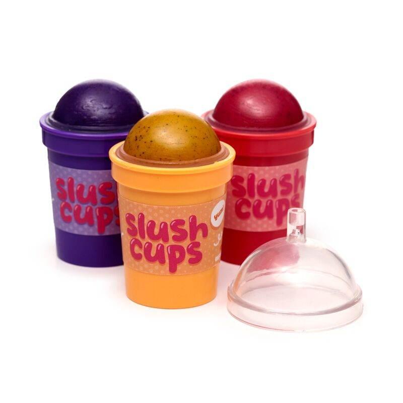 Exfoliating Lip Balm in a Slushy Cup Holder - Cloud Nine Stores