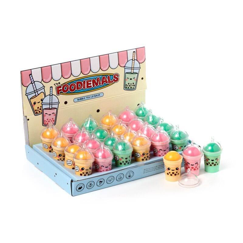 Foodiemals Lip Balm in a Bubble Tea Shaped Holder - Cloud Nine Stores