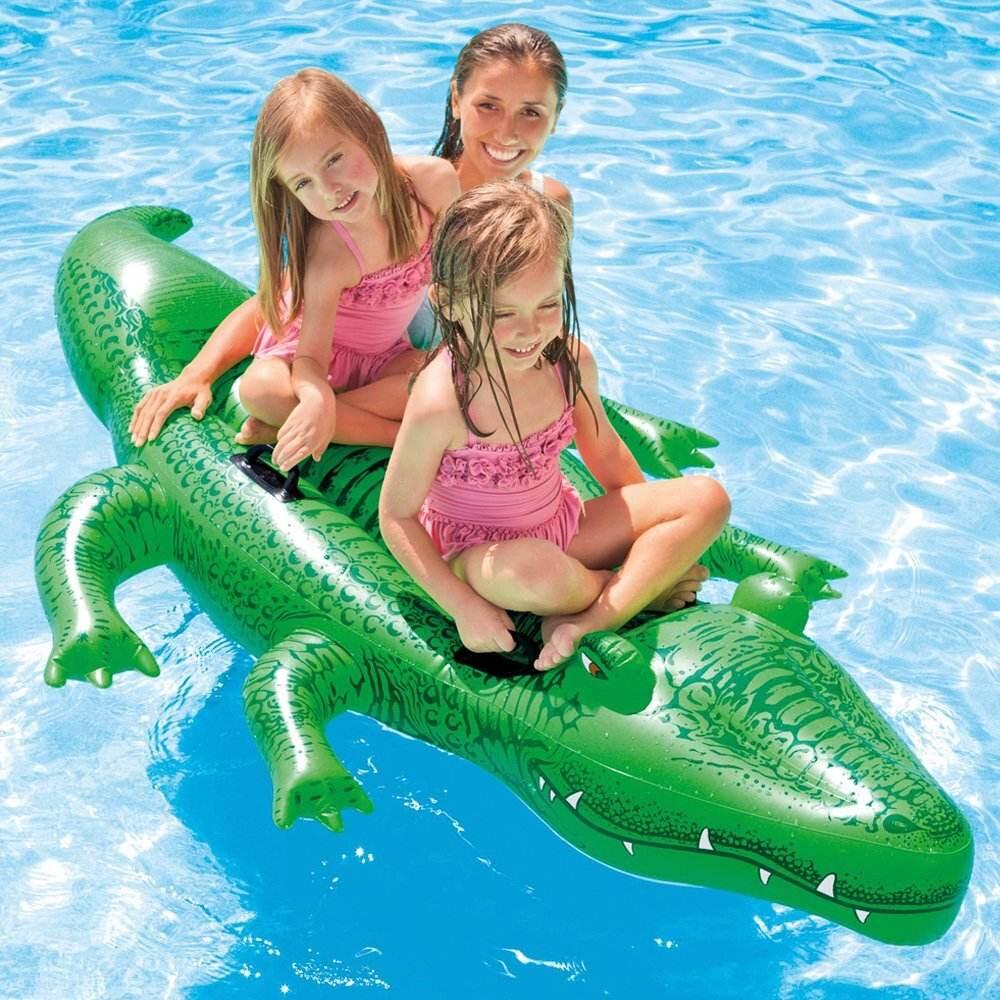 Inflatable Crocodile Pool Float - Intex - Cloud Nine Stores