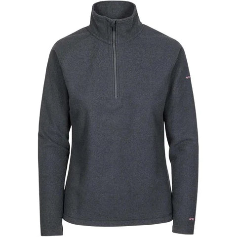 Ladies Trespass Fleece Pullover Meadows - Charcoal Cloud Nine Stores