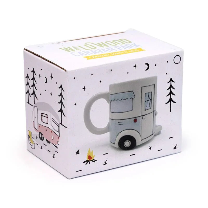 Home Is Where You Park It Caravan Ceramic Shaped Mug - Cloud Nine Stores