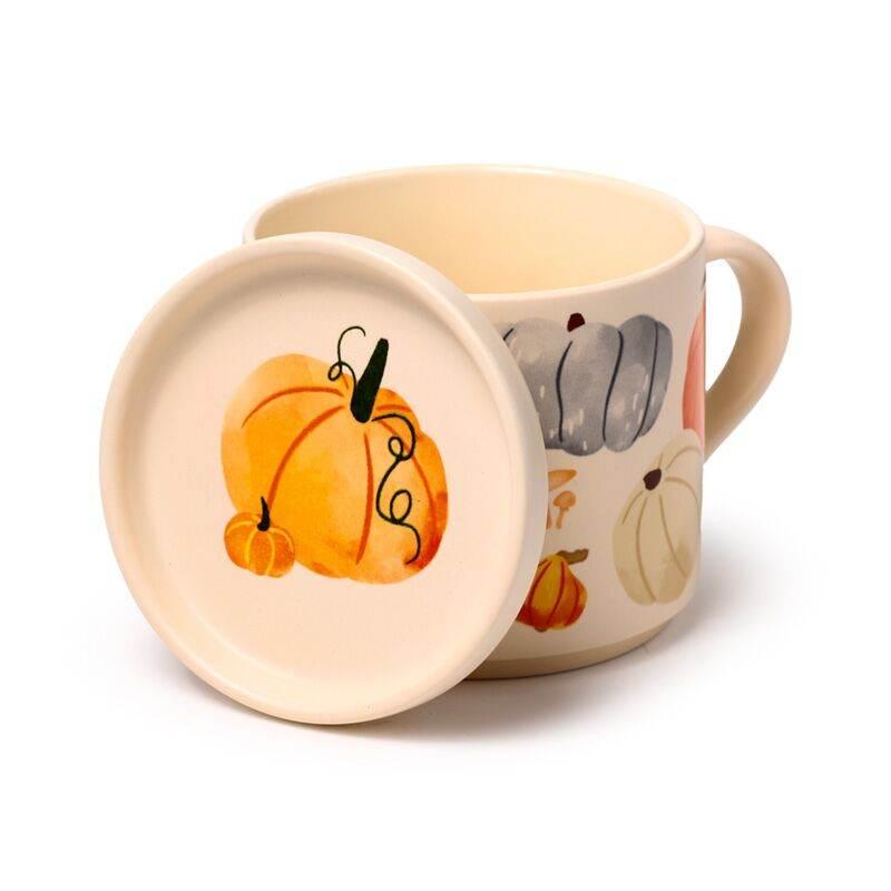 Autumn Harvest Porcelain Mug & Coaster Lid Set - Cloud Nine Stores