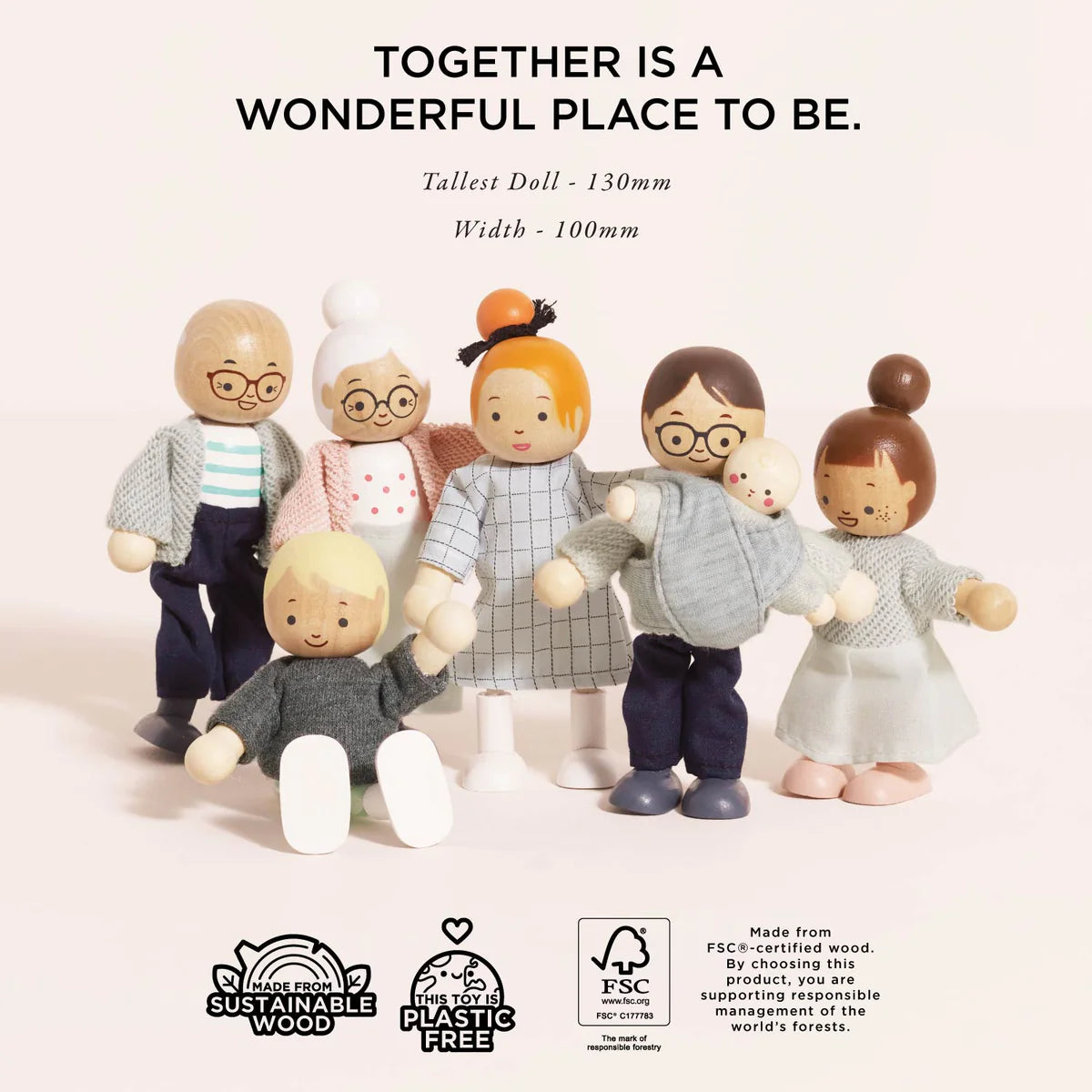 Le Toy Van - Dolls House Family 7 Piece - Cloud Nine Stores