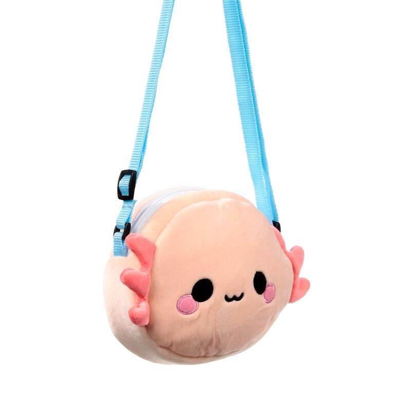 Maddie the Axolotl Adoramals Crossbody Plush Shoulder Bag - Cloud Nine Stores
