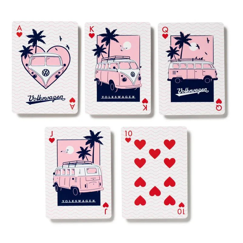 Explore More Volkswagen VW T1 Camper Bus Standard Playing Card Deck - Cloud Nine Stores Cloud Nine Stores