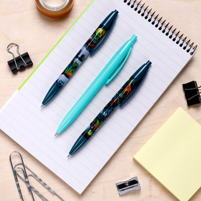 Animal Kingdom Recycled ABS (RABS) Pen Set of 3 - Cloud Nine Stores