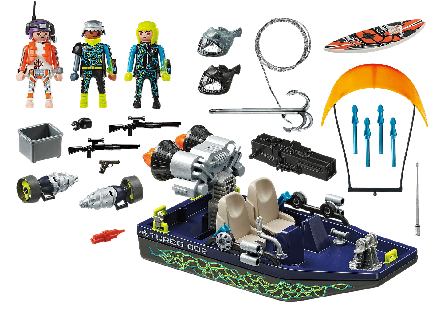 PLAYMOBIL Top Agents 70006 Boat - Cloud Nine Stores