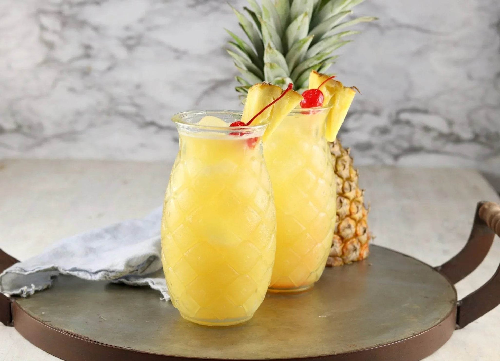 Ravenhead Tropical Pineapple Cocktail Glass Set of 2 Piece Clear 675ml Glassware - Cloud Nine Stores