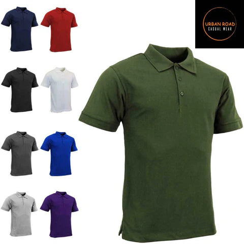 Urban Road Men's Premium Polo Shirt - Black Cloud Nine Stores