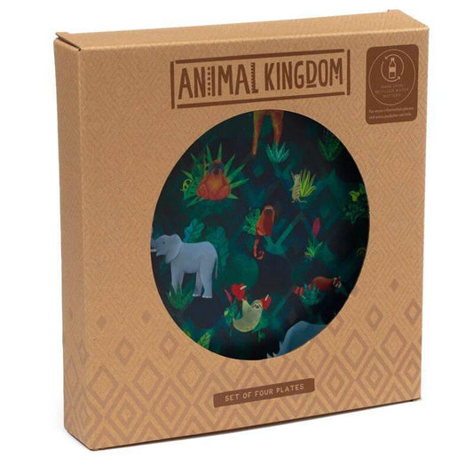 Animal Kingdom Set of 4 RPET Picnic Plates - Cloud Nine Stores