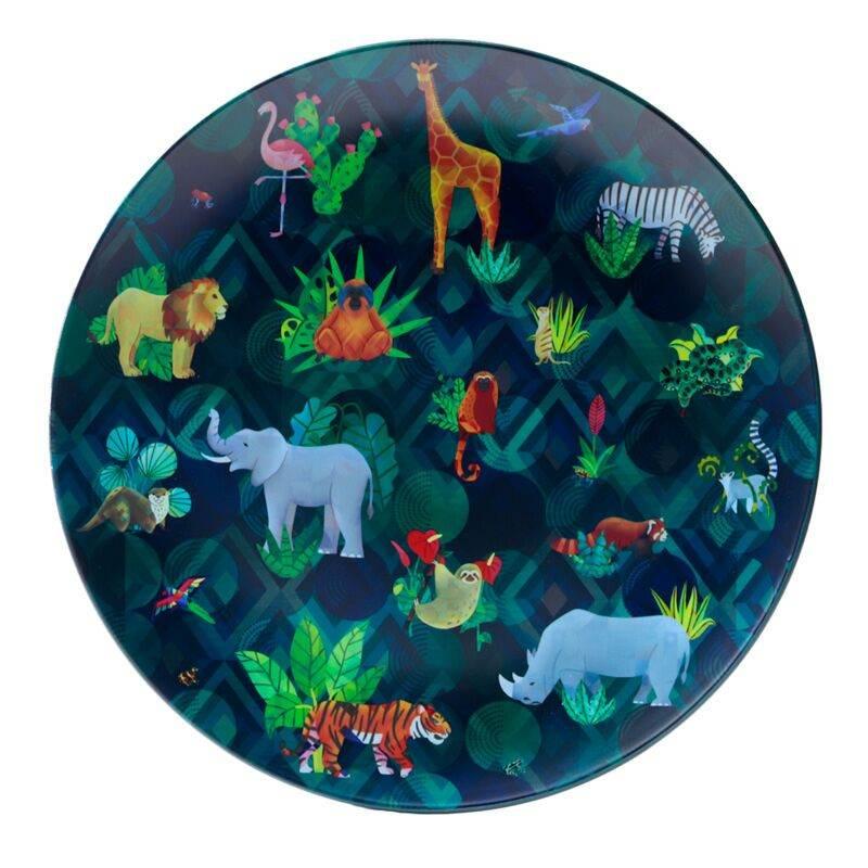 Animal Kingdom Set of 4 RPET Picnic Plates - Cloud Nine Stores