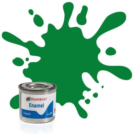 Humbrol No 2 Enamel Gloss Emerald 14ml - Cloud Nine Stores