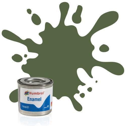 Humbrol No30 Enamel Matt Dark Green 14ml - Cloud Nine Stores