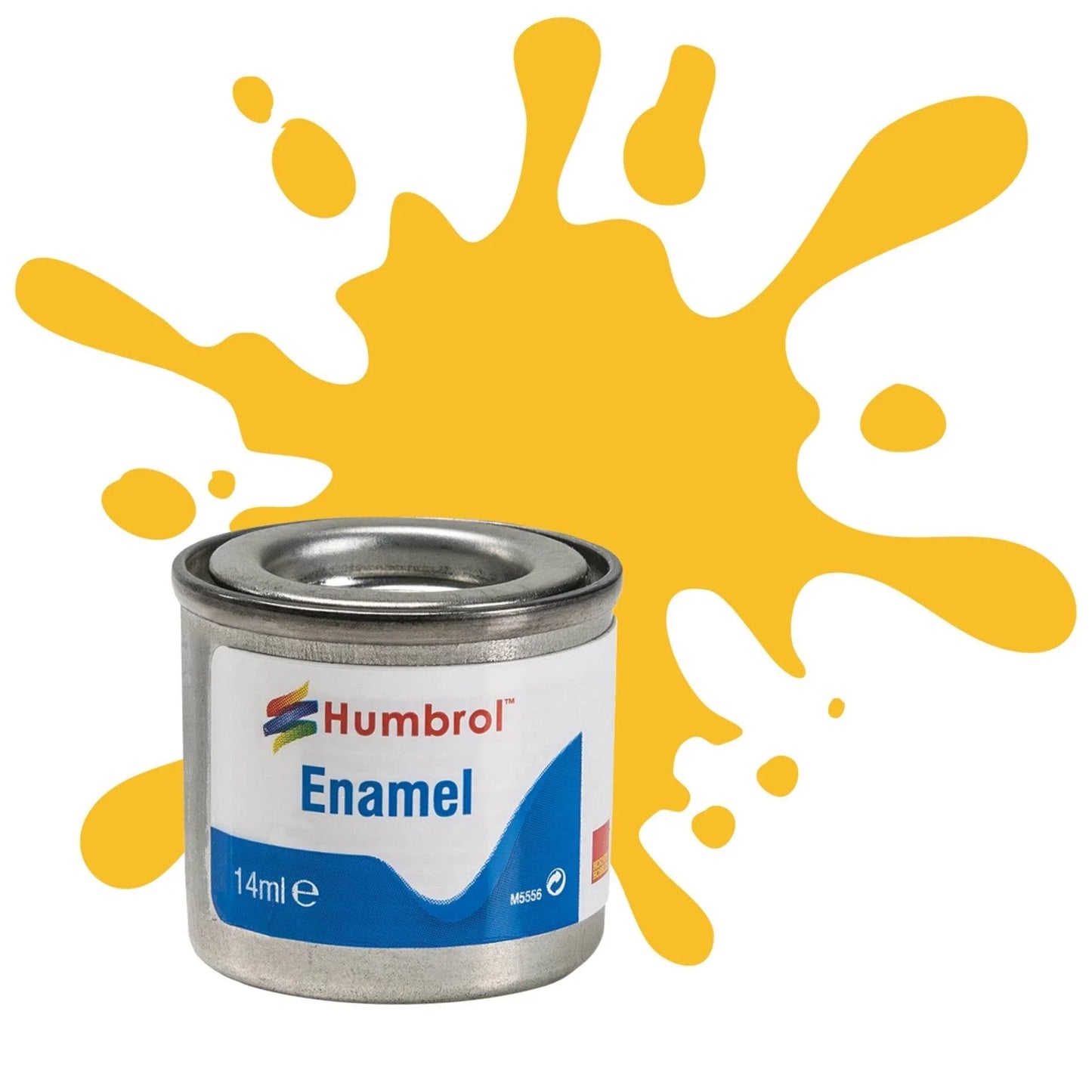Humbrol No 24 Enamel Matt Trainer Yellow 14ml - Cloud Nine Stores