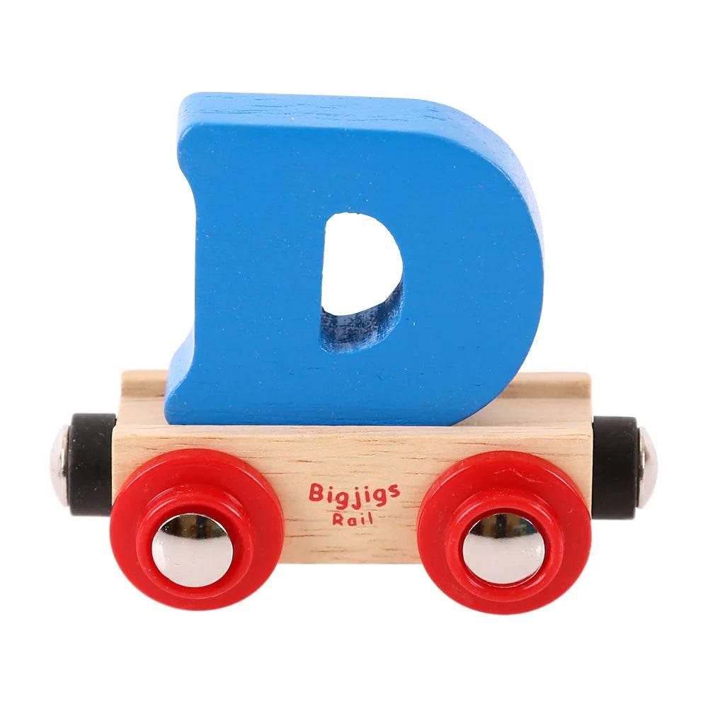 Bigjigs Letter Train - D - Cloud Nine Stores