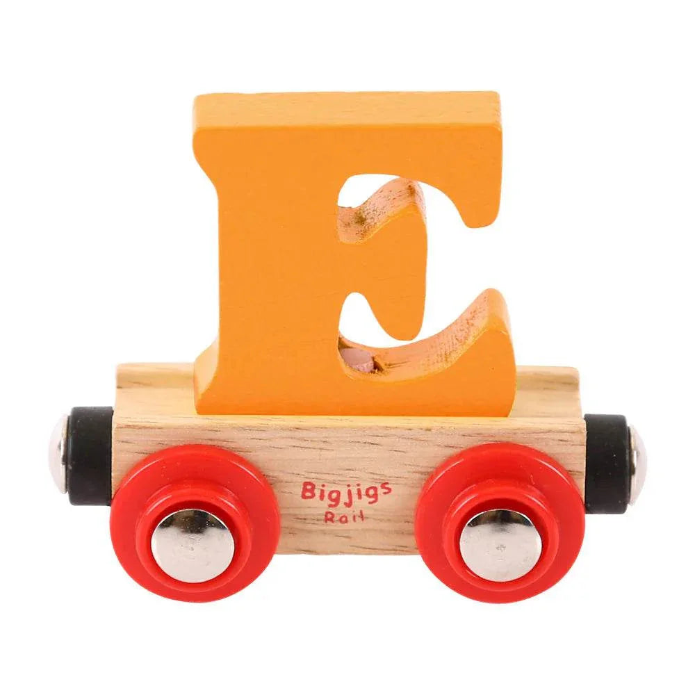 Bigjigs Letter Train - E - Cloud Nine Stores