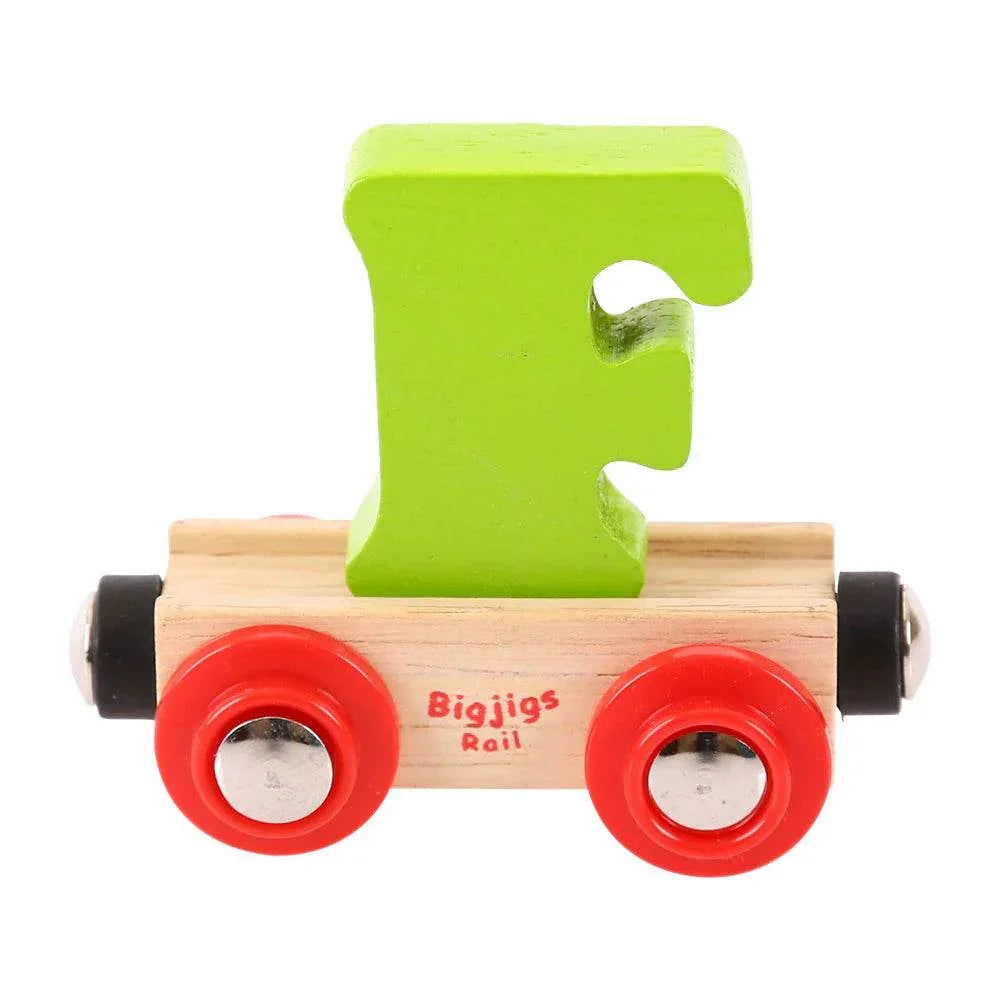 Bigjigs Letter Train - F - Cloud Nine Stores