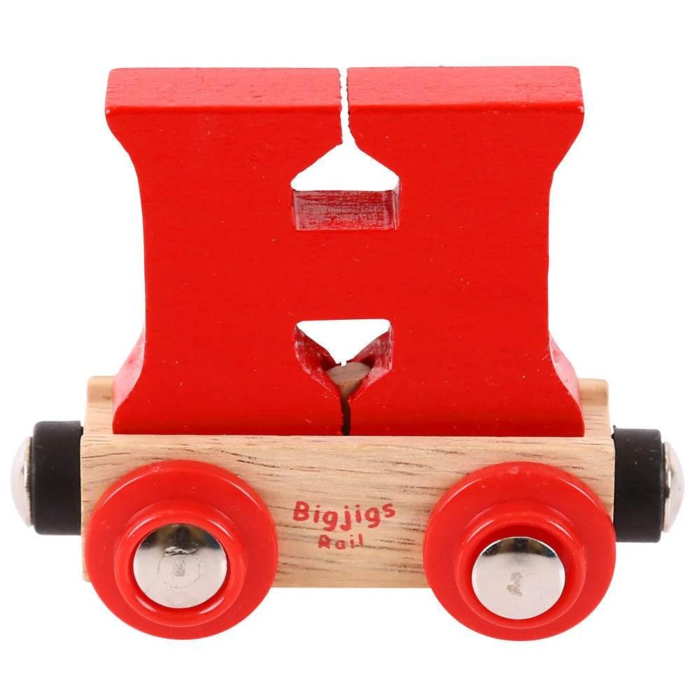 Bigjigs Letter Train - H - Cloud Nine Stores