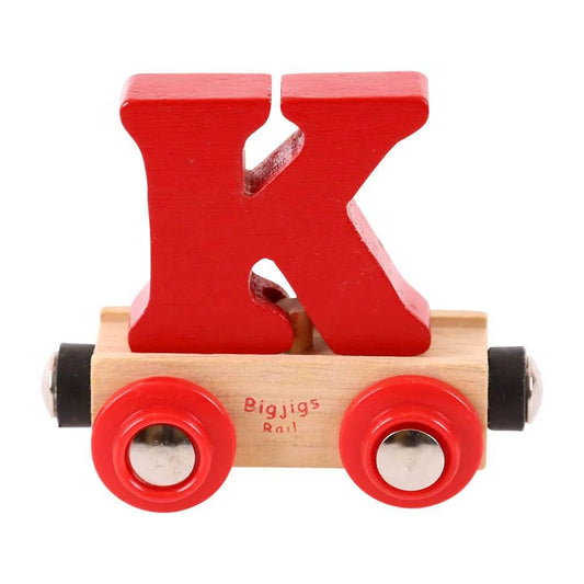 Bigjigs Letter Train - K - Cloud Nine Stores