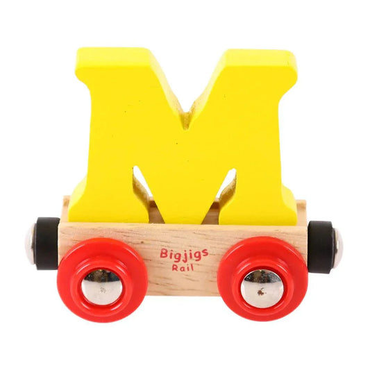 Bigjigs Letter Train - M - Cloud Nine Stores