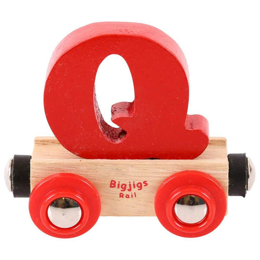 Bigjigs Letter Train - Q - Cloud Nine Stores