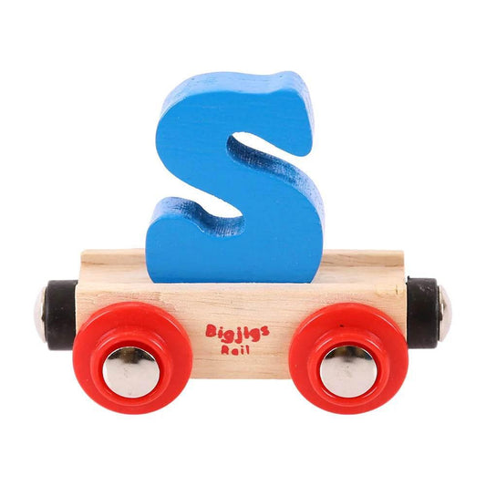 Bigjigs Letter Train - S - Cloud Nine Stores