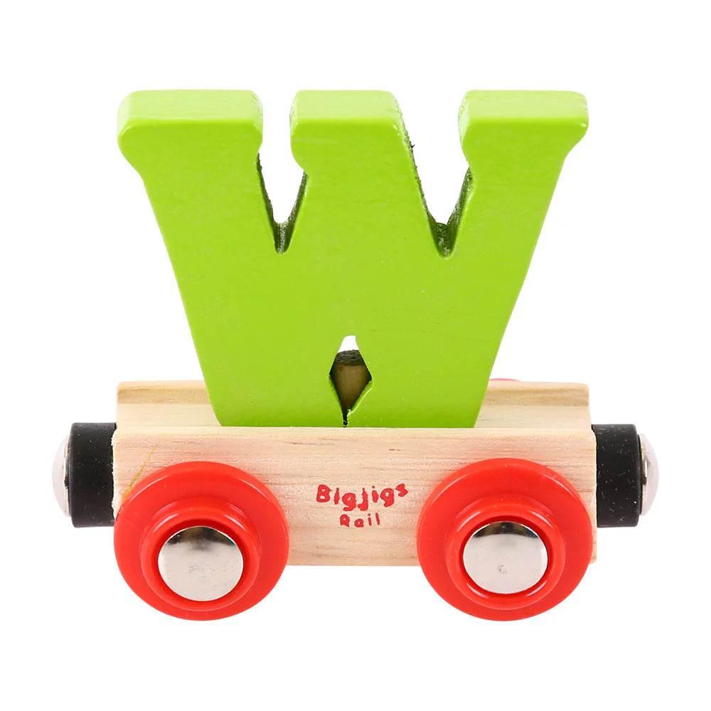 Bigjigs Letter Train - W - Cloud Nine Stores