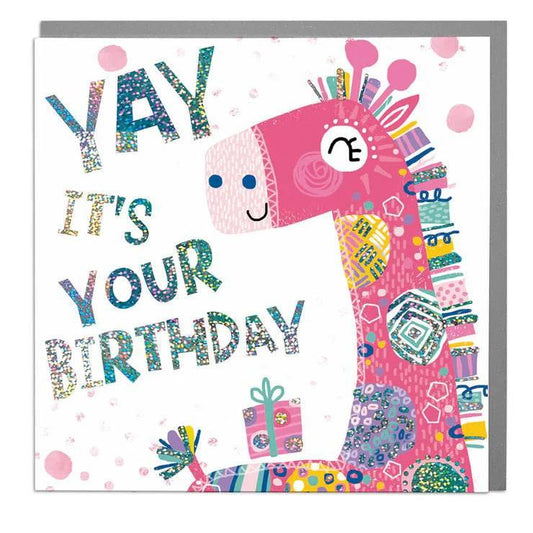 Giraffe Birthday Card - Cloud Nine Stores