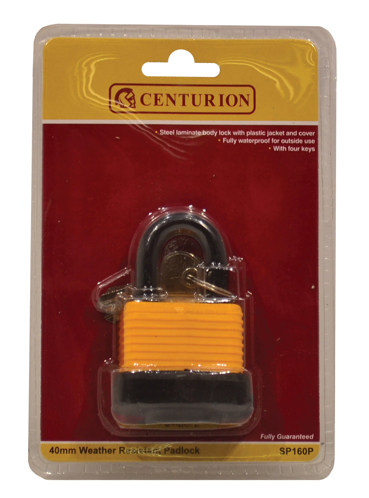 Centurion - Weather Resistant Padlock, 40mm Cloud Nine Stores