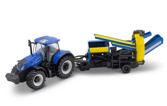 Burago New Holland Tractor T7.315 with Cultivator - Cloud Nine Stores