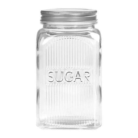 Sugar Glass storage canister 1250ml - Cloud Nine Stores