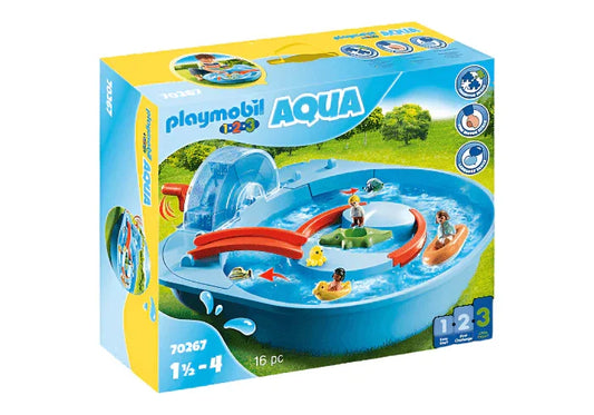 PLAYMOBIL 1.2.3 Aqua 70267 Splish Splash Water Park Roleplay - Cloud Nine Stores