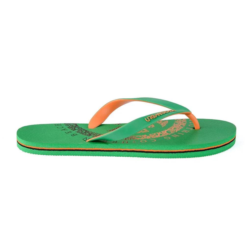 Urban Beach Insignia Green Flip Flops - Cloud Nine Stores
