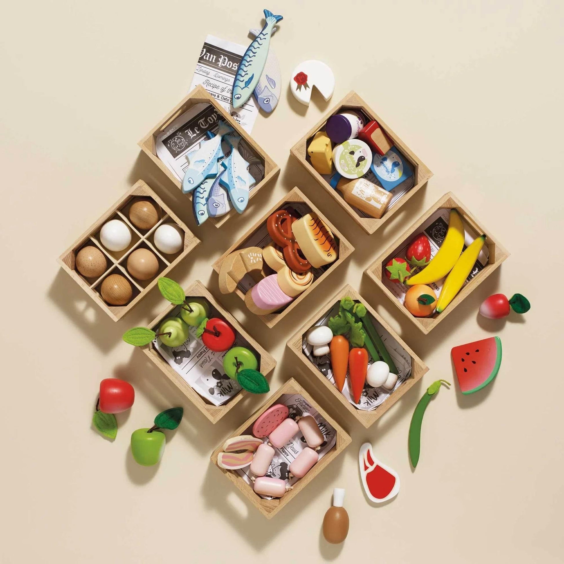 Vegetable Market Crate - Le Toy Van - Cloud Nine Stores