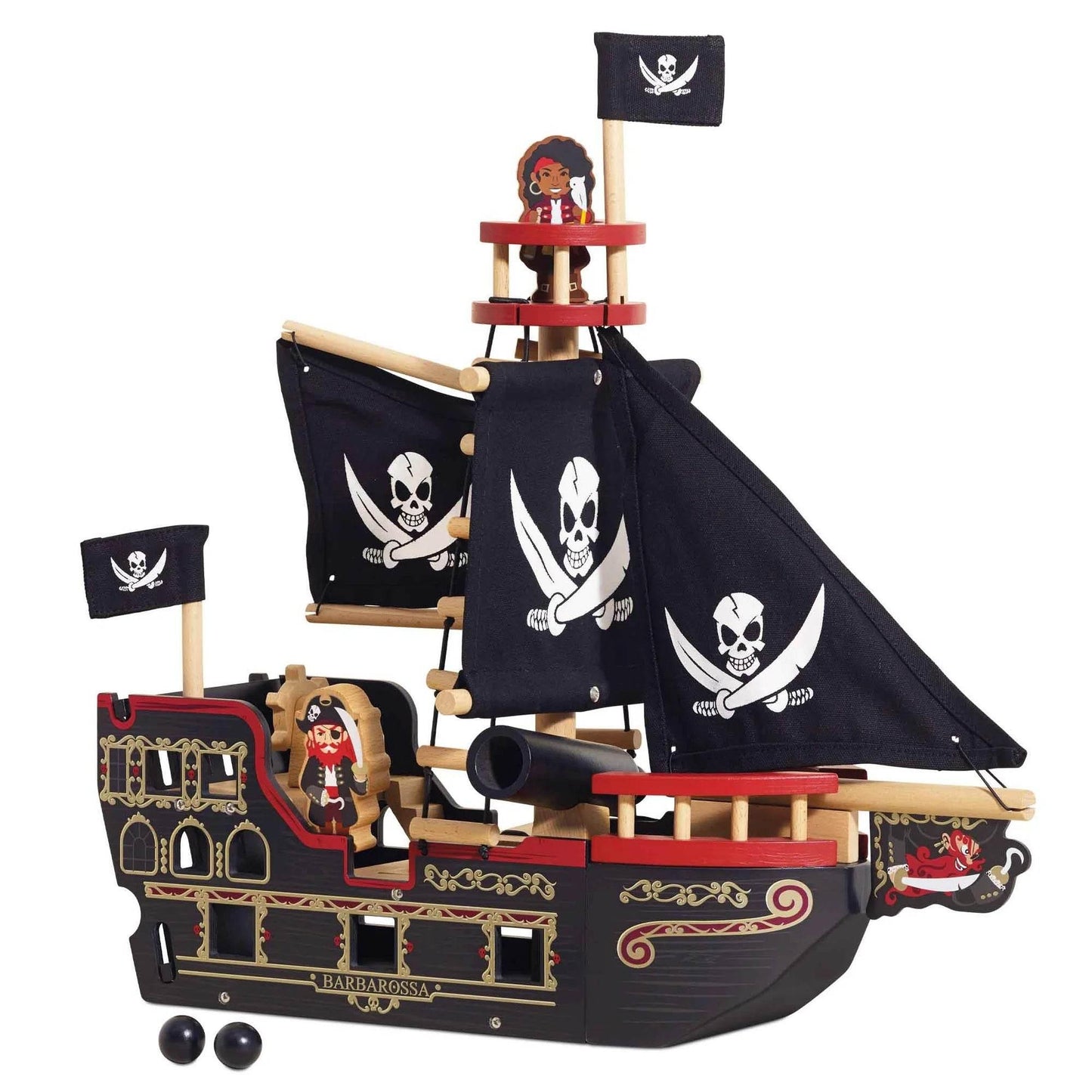 Barbarossa Pirate Ship - Le Toy Van - Cloud Nine Stores