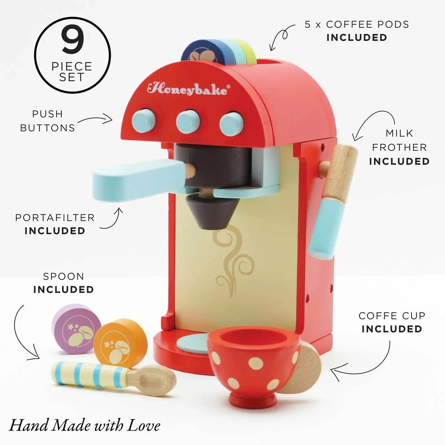 Café Machine - Le Toy Van - Cloud Nine Stores