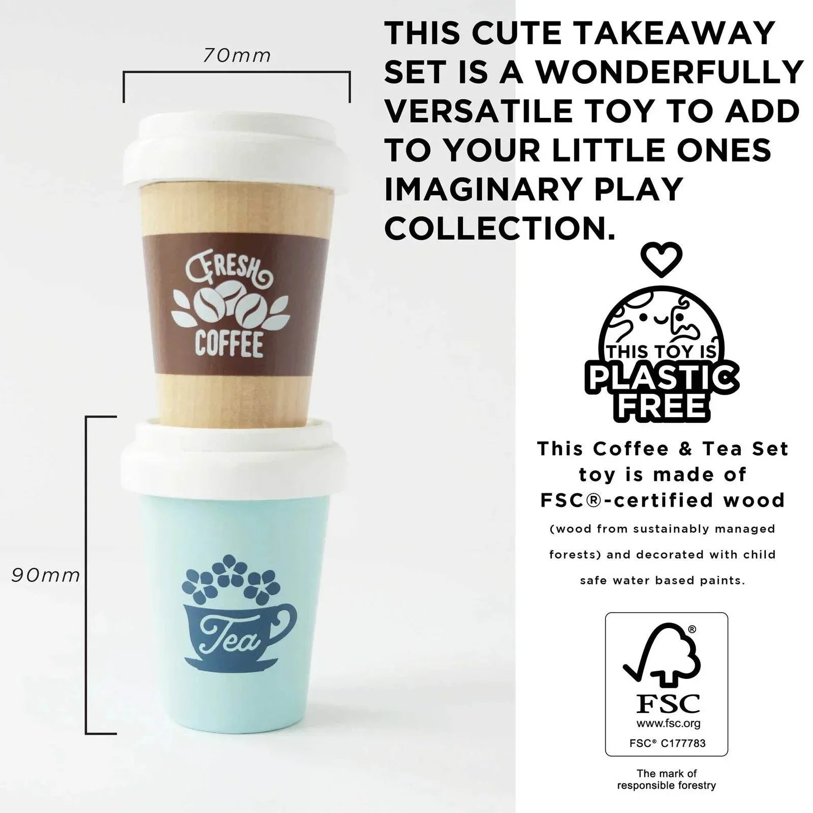 Tea & Coffee On The Go - Le Toy Van - Cloud Nine Stores