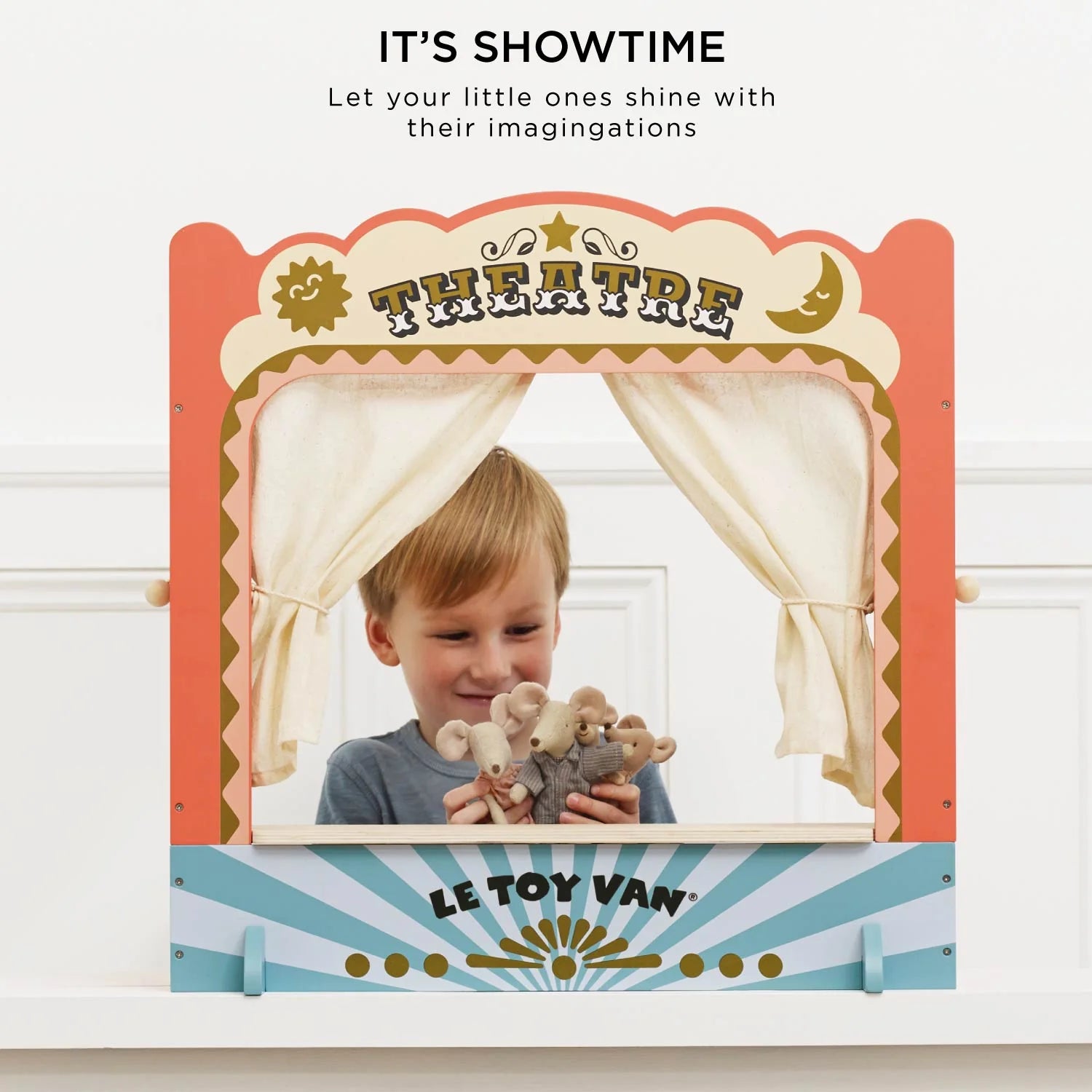 Le Toy Van - Tabletop Puppet Wooden Theatre - Cloud Nine Stores