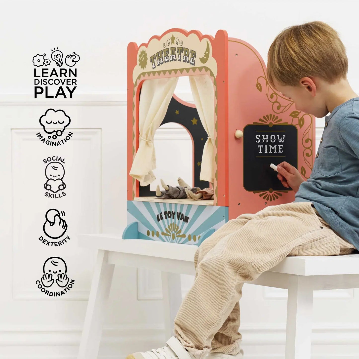 Le Toy Van - Tabletop Puppet Wooden Theatre - Cloud Nine Stores