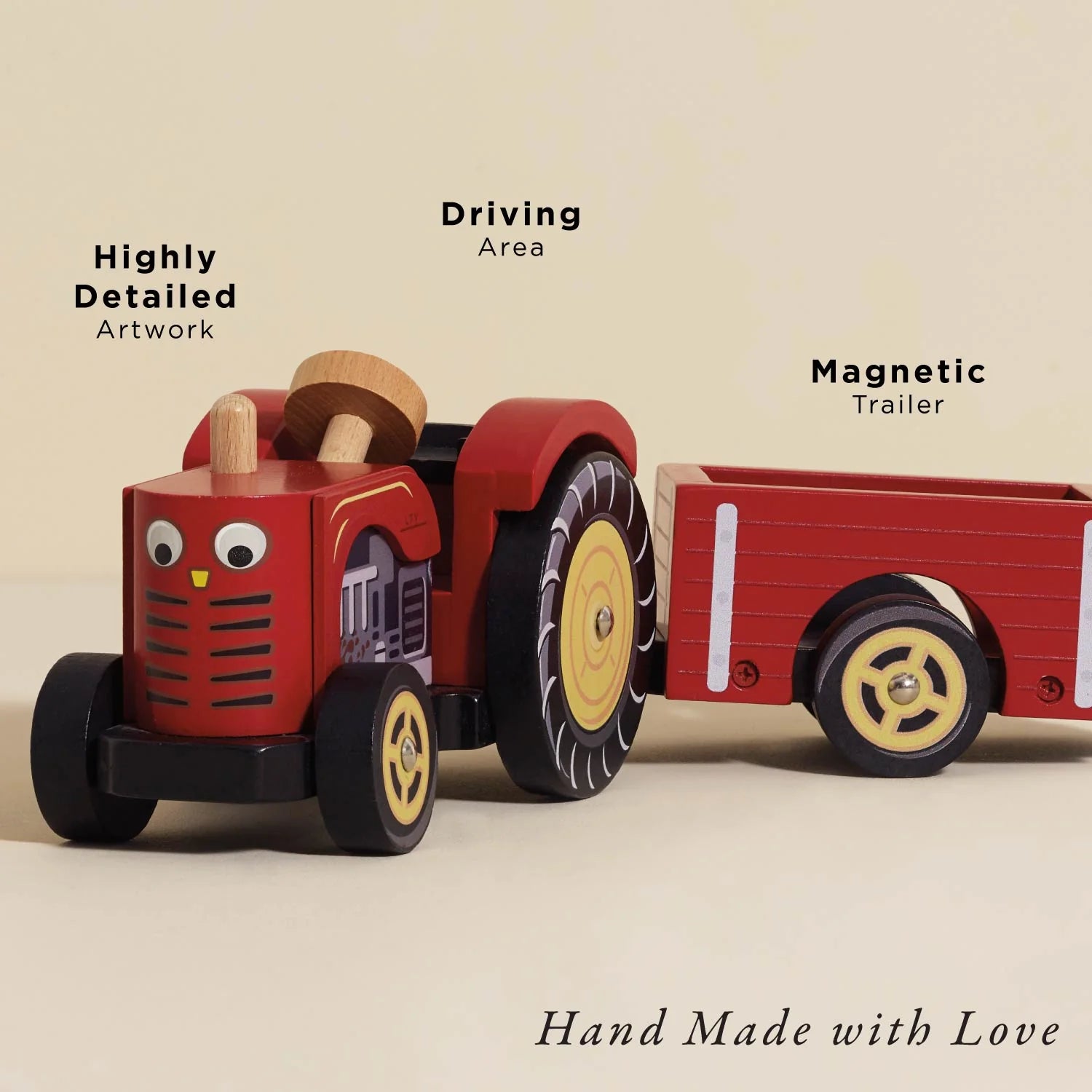 Le Toy Van Farmyard Tractor & Trailer - Cloud Nine Stores