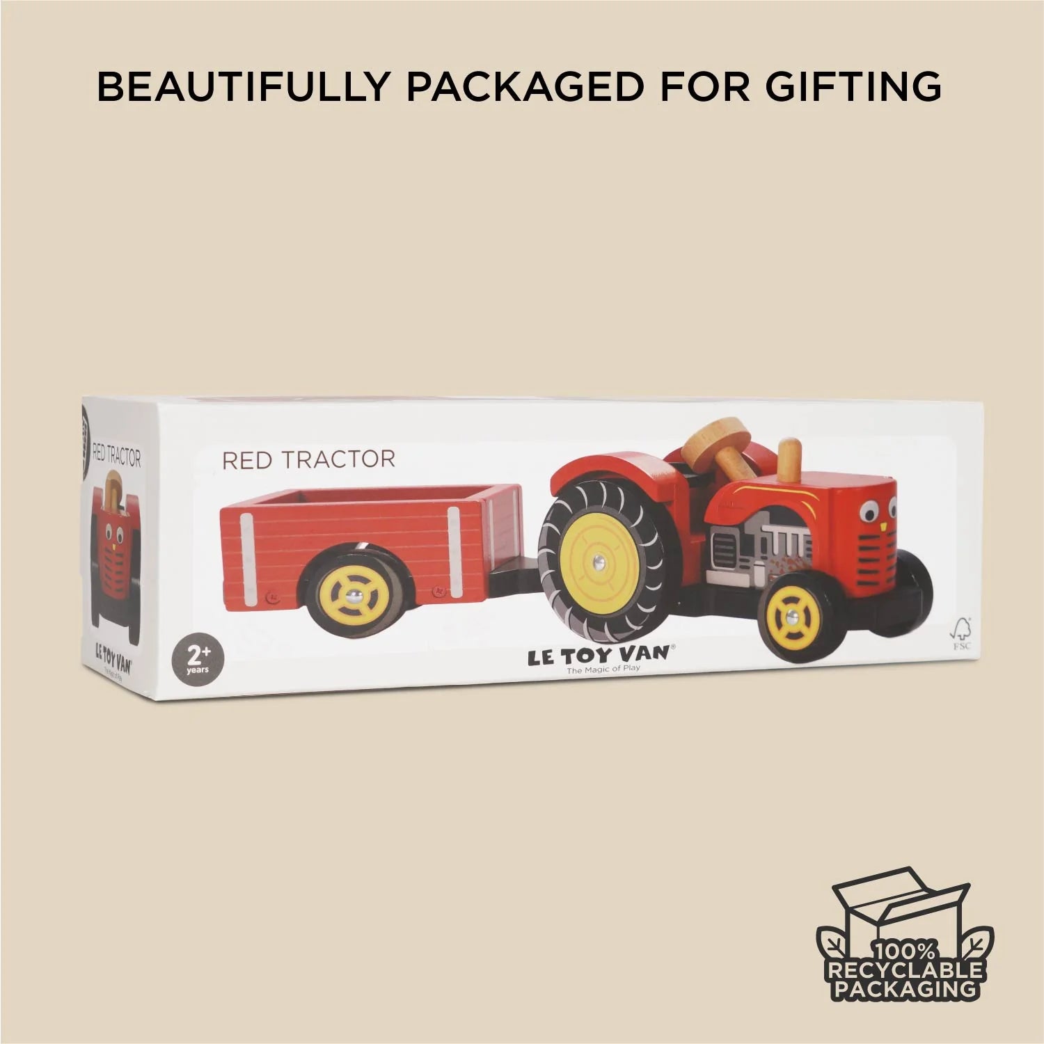 Le Toy Van Farmyard Tractor & Trailer - Cloud Nine Stores