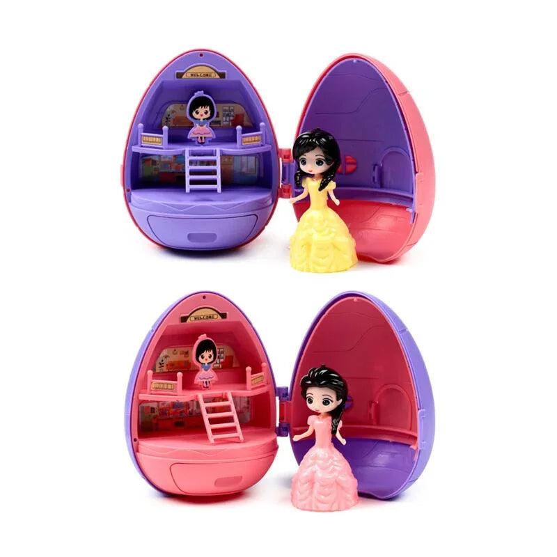 Princess Castle Surprise Egg Shaped Mini Pocket World Toy - Cloud Nine Stores Cloud Nine Stores