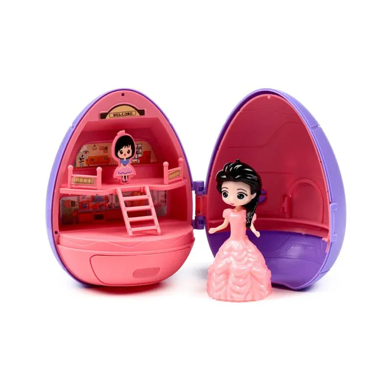Princess Castle Surprise Egg Shaped Mini Pocket World Toy - Cloud Nine Stores Cloud Nine Stores